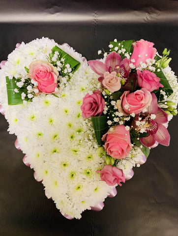 Pink with Orchid Heart